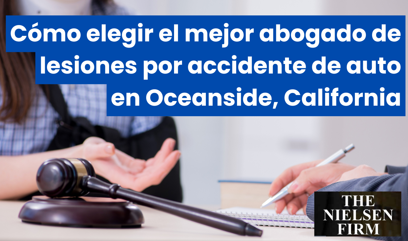 abogado lesiones accidente de auto Oceanside