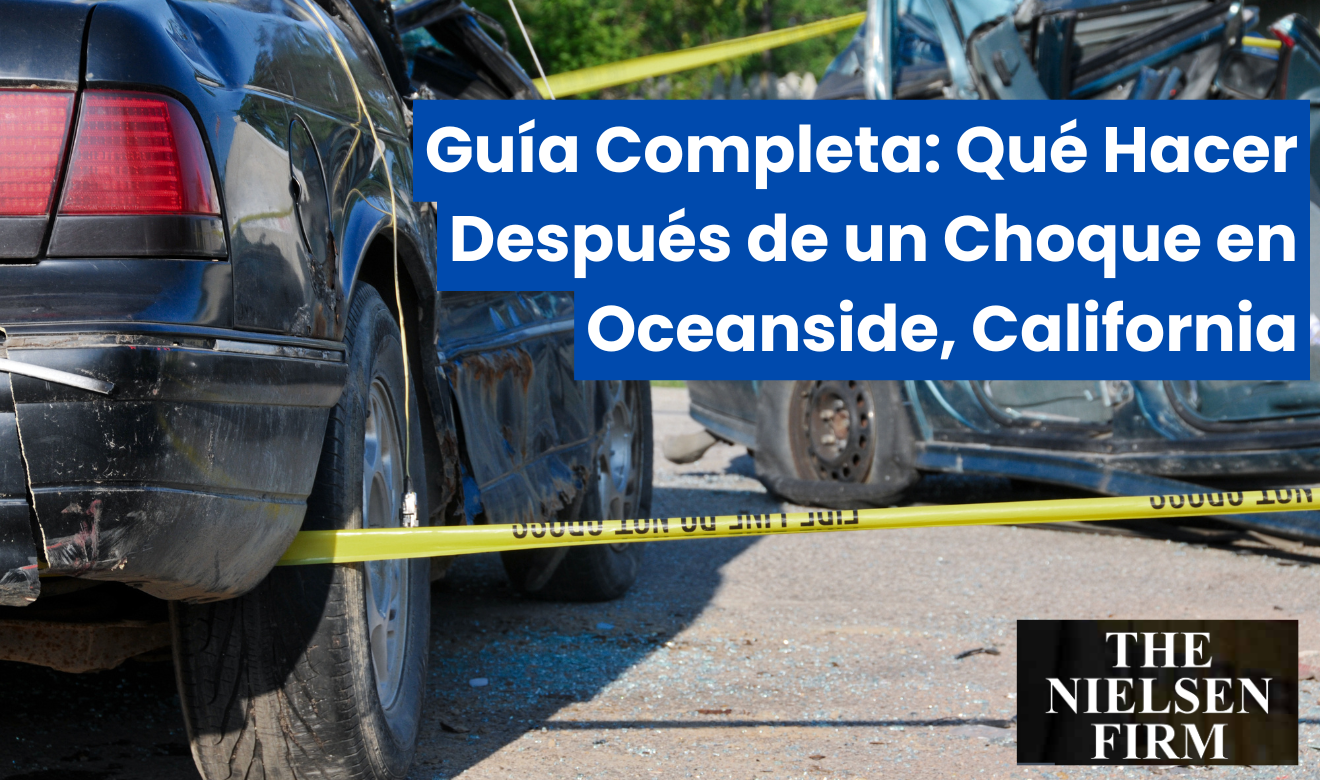 qué hacer después de un choque en Oceanside